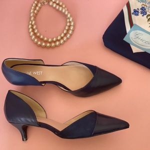 ✨SOLD✨✔️✔️ Nine West D'orsay  Kitten Heel Pumps